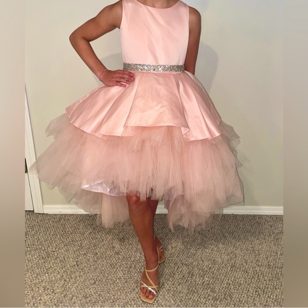 Size 10 Pink Tip Top Kids High-Low dress